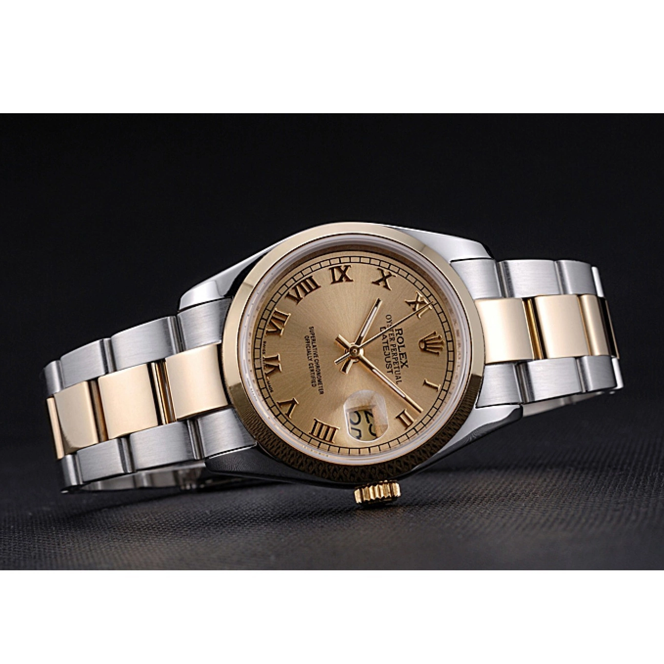 Aaa replica And 622265 Gold Datejust Dial Rolex Steel Case Gold Stainless 0601